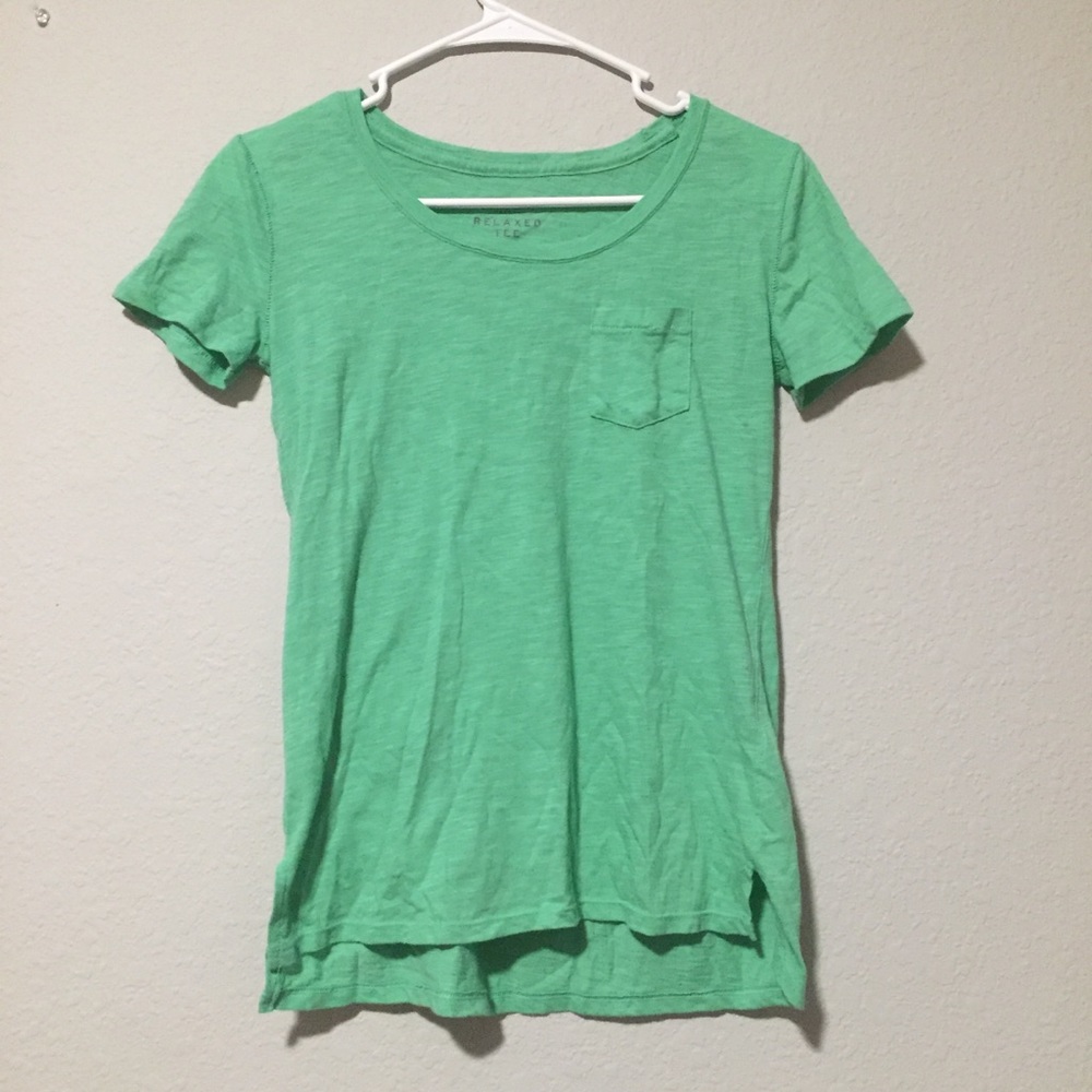 ❌SOLD❌ Mint green relaxed simple tee